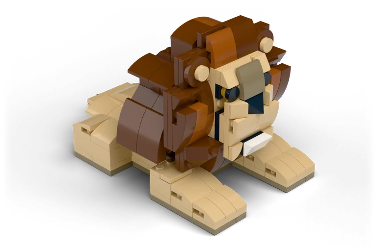 Lion brick set