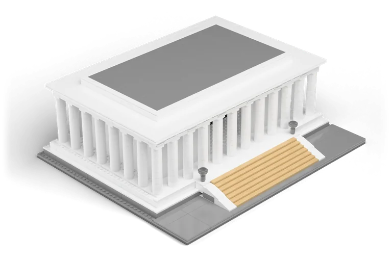 Lincoln Memorial brick set
