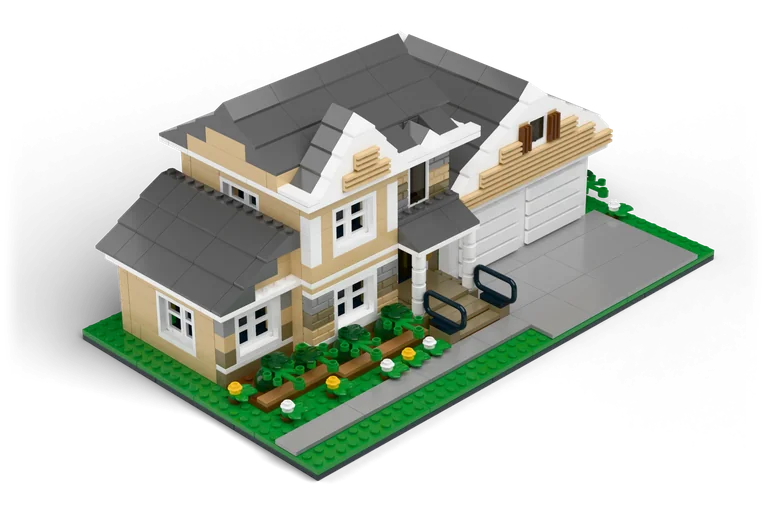 Suburban House brick set