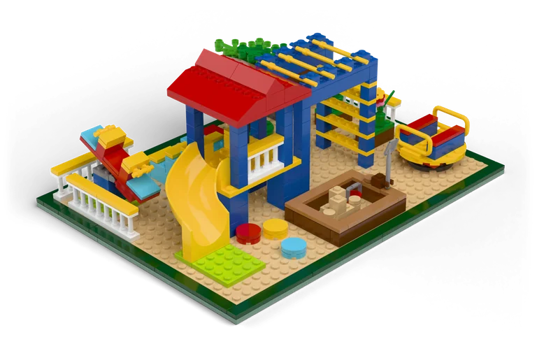 A Playground brick set