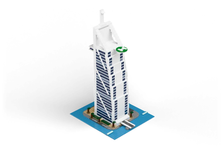 Burj Al Arab brick set
