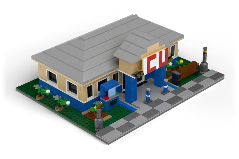 A Credit Union Bank 🏦 brick set