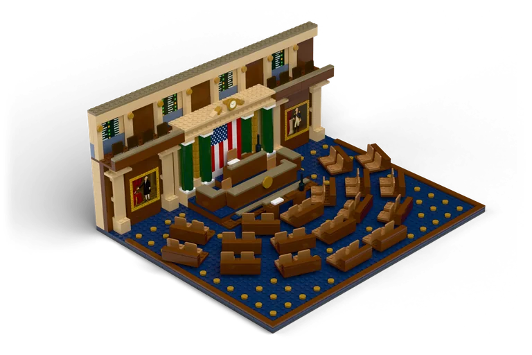 U.s. House Chamber brick set