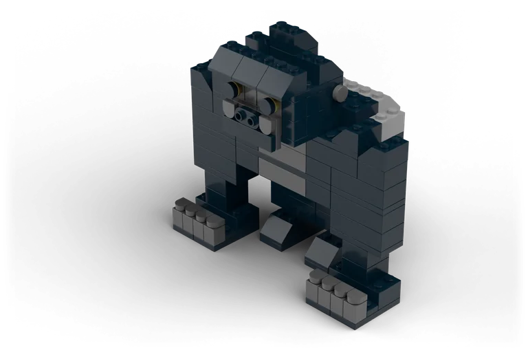 Silverback Gorilla brick set