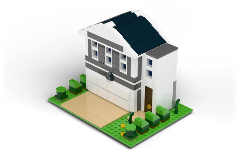 Modular Modern Home brick set