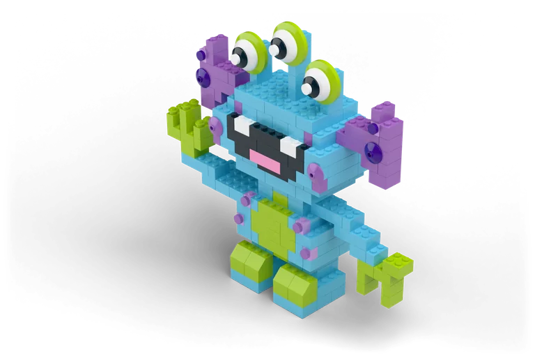 Frank The Alien brick set