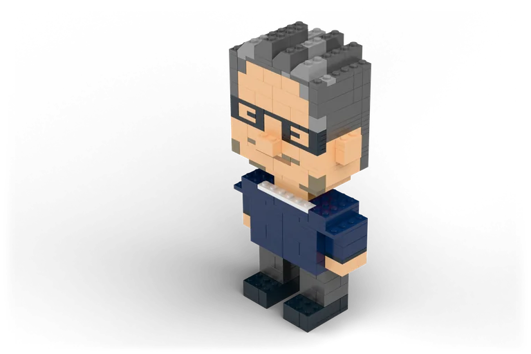 Figurine Of My Dad brick set
